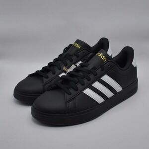 Adidas Grand Court 2.0 Sneakers Men's Size 12 Shoes Black White NWT NEW JR0546